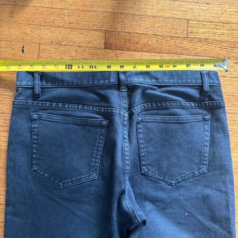 APC Petit Standard Jeans Mens 32 Black Excellent Slim Straight Denim - Picture 4 of 5